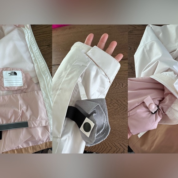 New! NWT! The North Face Triclimate Quilted Jackets Girl XXL only, Brown White - Picture 6 of 15